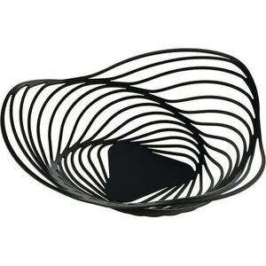 Dizajnová nádoba Trinity B, čierna, priem. 26 cm - Alessi