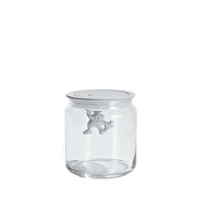Dizajnová sklenená nádoba Gianni, biela - Alessi
