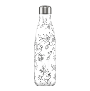 Termofľaša Chilly's Bottles - Line Art Floral 500ml, edícia Original