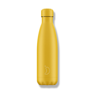 Termofľaša Chilly's Bottles - celá žltá - matná 500ml, edícia Original