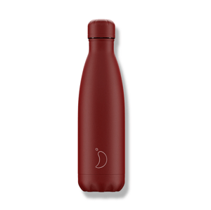 Termofľaša Chilly's Bottles - celá červená - matná 500ml, edícia Original
