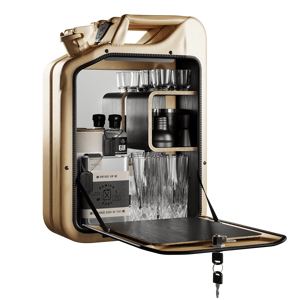 Minibar / kanister - Bar Cabinet, Golf, 6 variantov - Danish Fuel Varianta: Smoked Oak