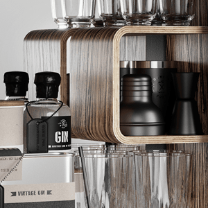 Kúpeľňová skrinka / kanister - Bathroom Cabinet, Copper, 6 variantov - Danish Fuel Varianta: Zebrano