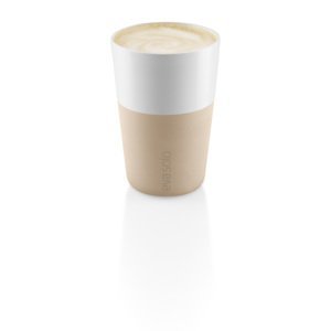Hrnčeky na latte 360 ml, set 2ks, krémová - Eva Solo