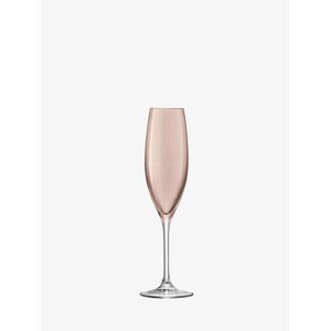 Pohár na šampanské Polka, 225 ml, metalický, set 4 ks - LSA International