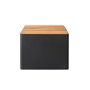 Vonkajšia stolička WOODGREEN, viac variantov - Hobby Flower Farba: černá/přírodní dřevo