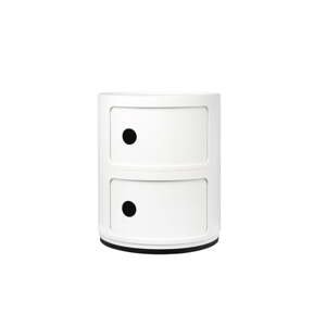 Stolík s úložným priestorom Componibili 4966, 2 úložné diely, viac farieb Farba: bílá