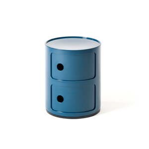 Stolík s úložným priestorom Componibili 4966, 2 úložné diely, viac farieb Farba: modrá