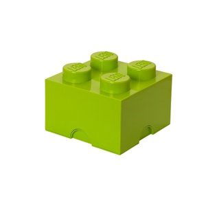 Úložný box 4, viac variant - LEGO Farba: světle zelená