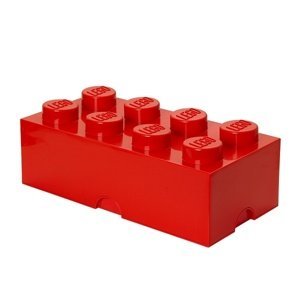 Úložný box 8, viac variant - LEGO Farba: červená