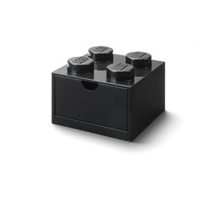 Stolný box 4 so zásuvkou, viac variant - LEGO Farba: černá