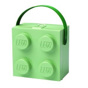 Box s rukoväťou, viac variant - LEGO Farba: army zelená