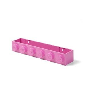Závesná polička, viac variant - LEGO Farba: růžová