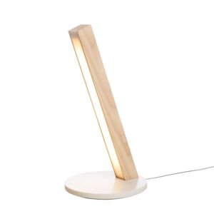 Stolná lampa LED40, 400 mm, viac variantov - TUNTO Model: bílý jasan, olejový vosk, QI bezdrátová technologie