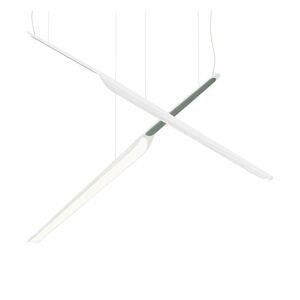 Závesné svetlo Swan Wing 1130 mm, stmievateľné, viac variantov - TUNTO Model: dub, bíle mořený, Kryt: lisovaná překližka, zelená barva