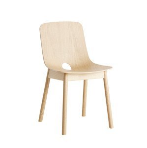 Jedálenská stolička "Mono", 2 varianty - Woud Varianta: dub, biela farba