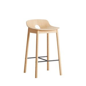 Barová stolička "Mono", 65 cm, 2 varianty - Woud Varianta: dub, svetlý lak