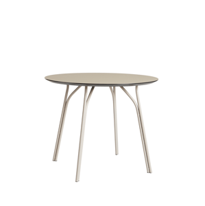 Jedálenský stôl "Tree", 90 cm, 3 varianty - Woud Varianta: krémovo hnedá, krémovo hnedé nohy
