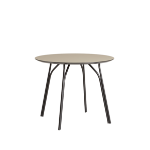 Jedálenský stôl "Tree", 90 cm, 3 varianty - Woud Varianta: krémovo hnedá, čierne hohy