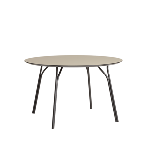Jedálenský stôl "Tree", 120 cm, 3 varianty - Woud Varianta: krémovo hnedá, čierne hohy