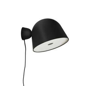 Nástenná lampa "Kuppi 2.0", 2 varianty - Woud Varianta: čierny kov