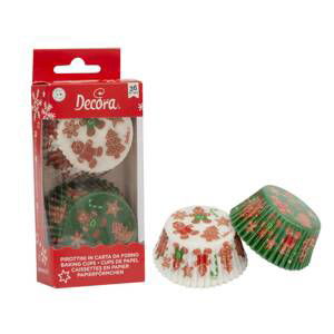 Papierové košíčky na muffiny 36ks vianočné - Decora - Decora