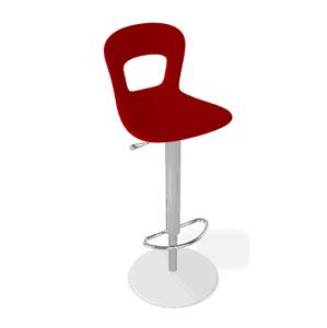 GABER - Výškovo nastaviteľná barová stolička BLOG 145A, čalúnená