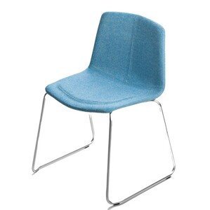 MAXDESIGN - Čalúnená stolička STRATOS 1051 s lamelovou podnožou