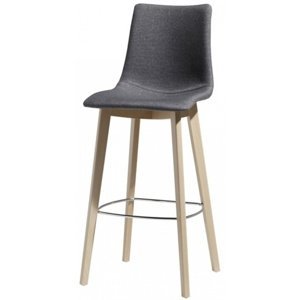 SCAB - Barová stolička ZEBRA POP NATURAL, vysoká