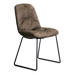 TONON - Čalúnená stolička STEP SOFT s lamelovou podnožou