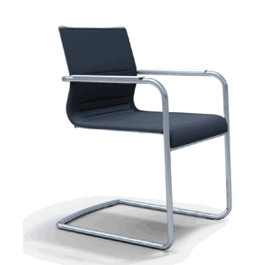 ICF - Stohovateľná stolička STICK ATK Cantilever s nízkym operadlom
