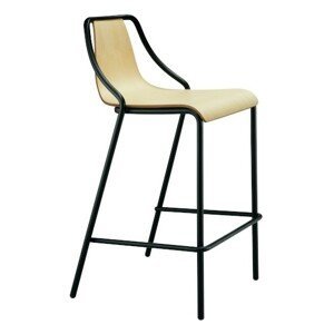MIDJ - Drevená barová stolička OLA