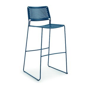 MIDJ - Celokovová barová stolička SLIM