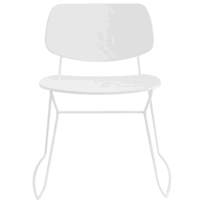 BILLIANI - Drevená stolička s lakovanou kovovou podnožou DOLL STEEL 553