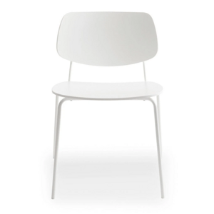 BILLIANI - Drevená stolička s kovovou podnožou DOLL STEEL 558