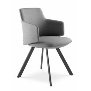 LD SEATING - Dizajnová stolička MELODY MEETING 360 s oceľovou podnožou