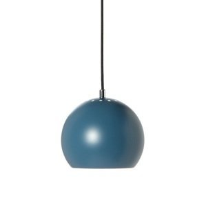 FRANDSEN - Závesná lampa Ball, 18 cm, matná petrolejová modrá/biela