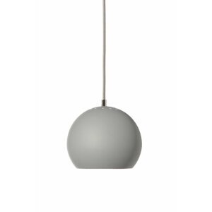 FRANDSEN - Závesná lampa Ball, 18 cm, matná svetlosivá
