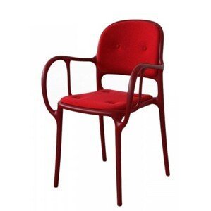 MAGIS - Čalúnená stolička MILA - červená
