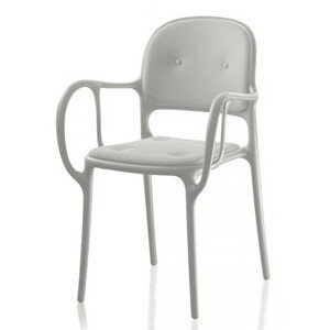 MAGIS - Čalúnená stolička MILA - biela