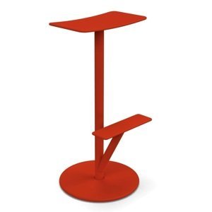 MAGIS - Barová stolička SEQUOIA nízka - korálovo červená