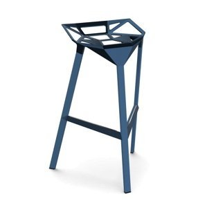 MAGIS - Barová stolička STOOL_ONE nízka - modrá
