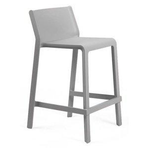 NARDI GARDEN - Barová stolička TRILL sivá