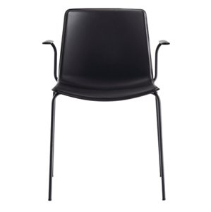 PEDRALI - TWEET 895 DS stolička s podrúčkami - čierna