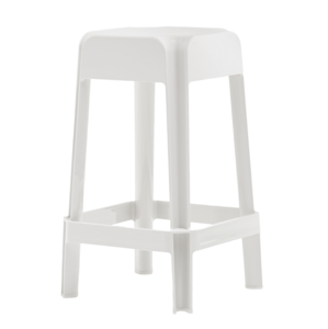 PEDRALI - Nízka barová stolička RUBIK 582 DS - biela