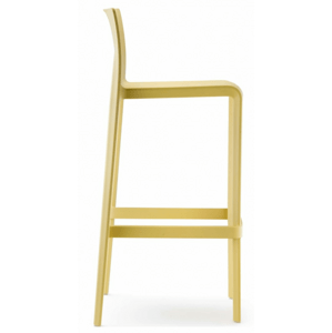 PEDRALI - Vysoká barová stolička VOLT 678 DS - žltá