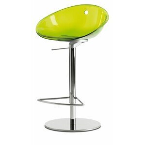 PEDRALI - Barová stolička GLISS 970 DS - transparentná zelená