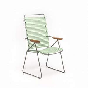 Houe Denmark - Polohovateľná stolička CLICK, svetlozelená