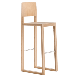 PEDRALI - Vysoká barová stolička BRERA 386 DS - bielený dub