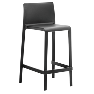 PEDRALI - Nízka barová stolička VOLT 677 DS - čierna